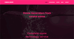 Desktop Screenshot of coronaozone.com
